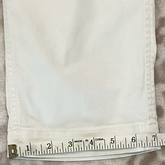 J. Crew High Rise Girlfriend Chino Pants in the colour Marine Salt, Size 8 - Picture 12 of 15